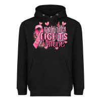 Black nobody fights alone cancer Heavyweight Hoodie - MaliasSmallBusiness