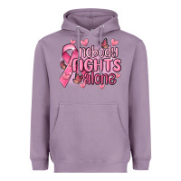 Lavender nobody fights alone cancer Heavyweight Hoodie - MaliasSmallBusiness