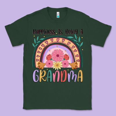 Happiness Is Being A Grandma Classic Tee Designed By Jahusdesignshop
