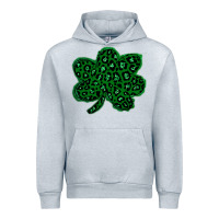 Heather Grey shamrock st patrick Urban Hoodie - Bettercallsaul