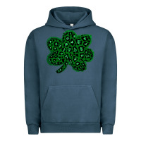 Pigment Midnight Navy shamrock st patrick Urban Hoodie - Bettercallsaul