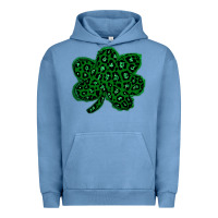 Pigment Pebble Blue shamrock st patrick Urban Hoodie - Bettercallsaul
