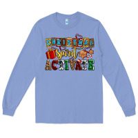 Colony Blue christmas spirit activate Long Sleeve Tee - AdoDesignShop