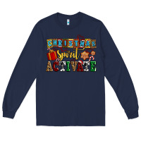 Navy christmas spirit activate Long Sleeve Tee - AdoDesignShop