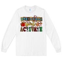 White christmas spirit activate Long Sleeve Tee - AdoDesignShop