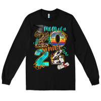 Black 2024 graduate leopard Long Sleeve Tee - AdoDesignShop