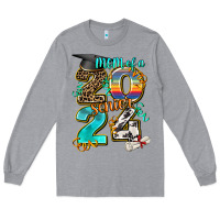 Heather Grey 2024 graduate leopard Long Sleeve Tee - AdoDesignShop