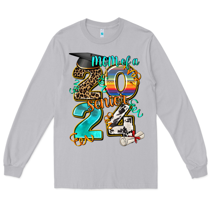 2024 Graduate Leopard Long Sleeve Tee by AdoDesignShop | Teevron
