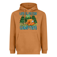 Meerkat life is better by the camp fire Heavyweight Hoodie - MaliasSmallBusiness
