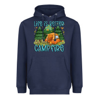 Navy life is better by the camp fire Heavyweight Hoodie - MaliasSmallBusiness