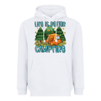 White life is better by the camp fire Heavyweight Hoodie - MaliasSmallBusiness