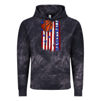 Cloud Black basketball american flag Vintage Hoodie - texasbilliewilder