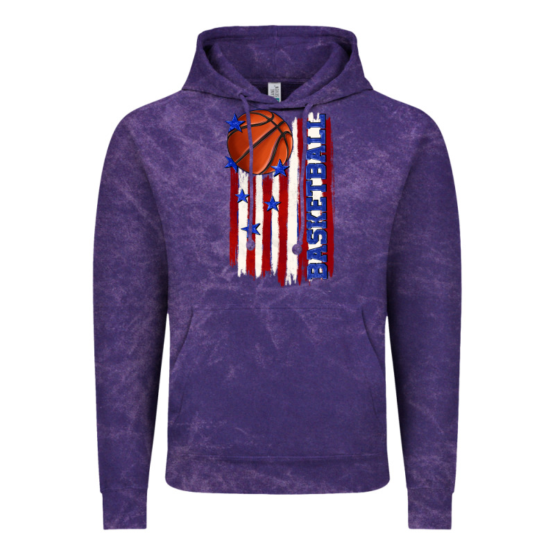 Basketball American Flag Vintage Hoodie by texasbilliewilder | Teevron
