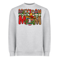 Heather Grey mexican mom Heavyweight Sweatshirt - Zillion Design Studio