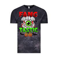 Cloud Black fang tastic dude Vintage Tee - Zillion Design Studio