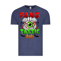 Vintage Denim fang tastic dude Vintage Tee - Zillion Design Studio