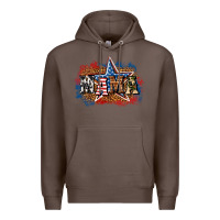 Coffee Patriotic Mama Premium Hoodie - BundleAndBundleShop
