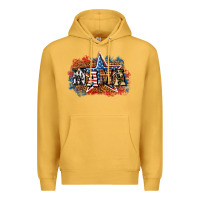 Mustard Patriotic Mama Premium Hoodie - BundleAndBundleShop
