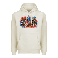 Oatmeal Heather Patriotic Mama Premium Hoodie - BundleAndBundleShop
