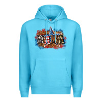 Ocean Blue Patriotic Mama Premium Hoodie - BundleAndBundleShop