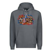 Rock Patriotic Mama Premium Hoodie - BundleAndBundleShop