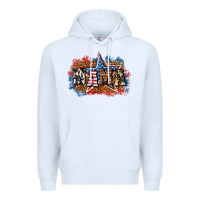 White Patriotic Mama Premium Hoodie - BundleAndBundleShop