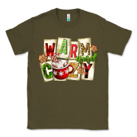 Army Green warm and cozy hot cocoa Classic Tee - FaDigitalArtStudio