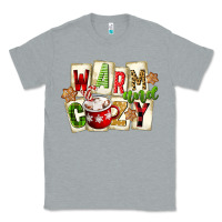 Heather Grey warm and cozy hot cocoa Classic Tee - FaDigitalArtStudio