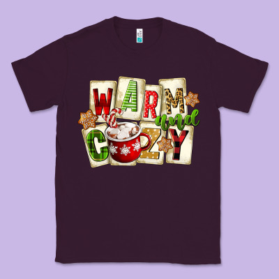 Warm And Cozy Hot Cocoa Classic Tee Designed By Fadigitalartstudio