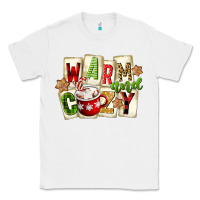 White warm and cozy hot cocoa Classic Tee - FaDigitalArtStudio