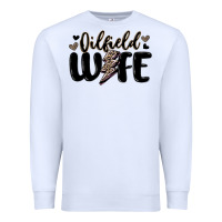 White oilfield wife Premium Sweatshirt - MaliasSmallBusiness