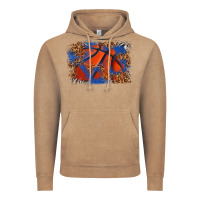 Vintage Coffee basketball background Vintage Hoodie - texasbilliewilder
