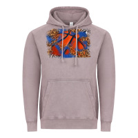 Vintage Zinc basketball background Vintage Hoodie - texasbilliewilder