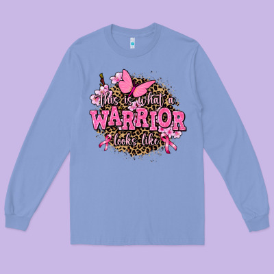 This Is What A Warrior Looks Like Long Sleeve Tee Designed By Adodesignshop