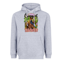 Heather Grey cowgirl summer Heavyweight Hoodie - MaliasSmallBusiness