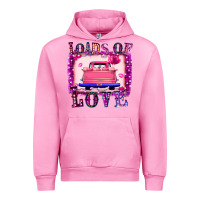 Fuchsia Pink Loads Of Love Urban Hoodie - Bettercallsaul