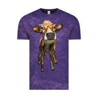 Cloud Purple heifer cow Vintage Tee - RanaPortraitStore