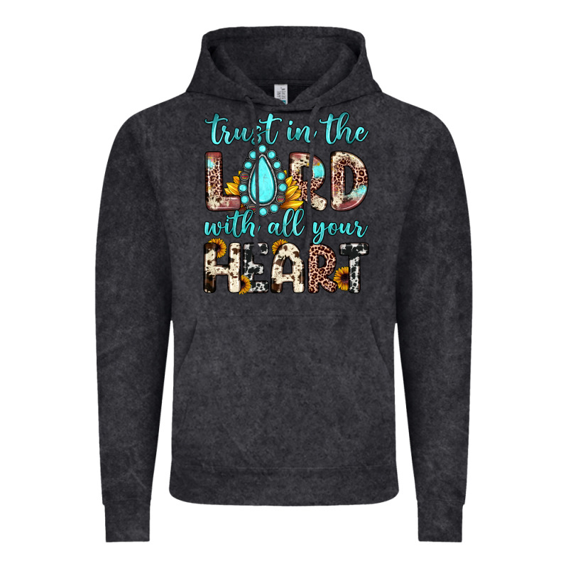 Trust In The Lord With All Your Heart Vintage Hoodie by JahusDesignShop | Teevron