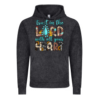 Vintage Black trust in the lord with all your heart Vintage Hoodie - JahusDesignShop