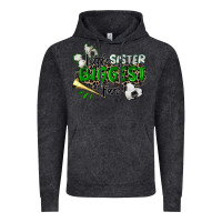 Vintage Black little sister biggest fan soccer Vintage Hoodie - Zillion Design Studio