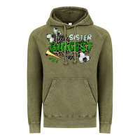 Vintage Olive little sister biggest fan soccer Vintage Hoodie - Zillion Design Studio