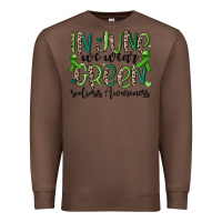 Chestnut in june we wear green scoliosis awareness Premium Sweatshirt - MaliasSmallBusiness