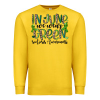 Lemon in june we wear green scoliosis awareness Premium Sweatshirt - MaliasSmallBusiness