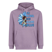 Lavender in april we wear blue Heavyweight Hoodie - MaliasSmallBusiness