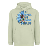 Matcha in april we wear blue Heavyweight Hoodie - MaliasSmallBusiness