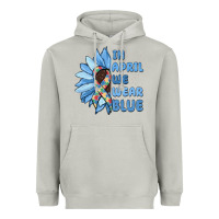 Moon Dust in april we wear blue Heavyweight Hoodie - MaliasSmallBusiness