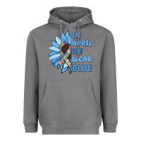 Storm in april we wear blue Heavyweight Hoodie - MaliasSmallBusiness