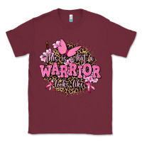 Burgundy this is what a warrior looks like Classic Tee - AdoDesignShop