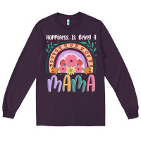Plum happiness is being a mama Long Sleeve Tee - JahusDesignShop