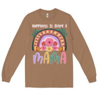 Toasted Coconut happiness is being a mama Long Sleeve Tee - JahusDesignShop